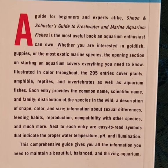 Simon + SchustersGuide To Freshwater and Marine Aquarium FishesIncluding plant - Picture 7 of 9